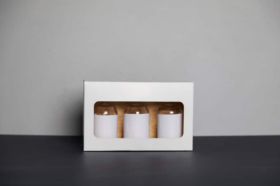 Miniature bottle boxes for miniature alcohol gift sets